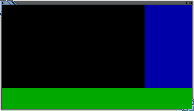 60x20 Play Area, 80x5 Message Area