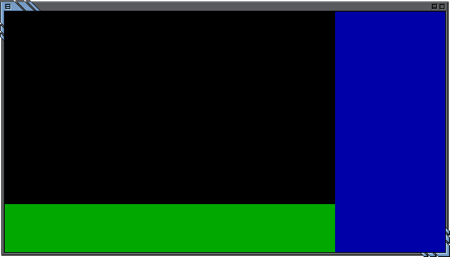 60x20 Play Area, 60x5 Message Area